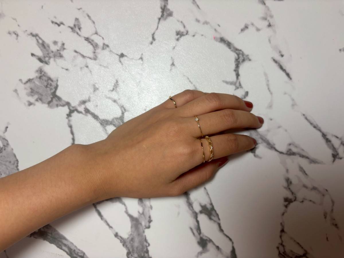 3COINSのリングアミ5個セット