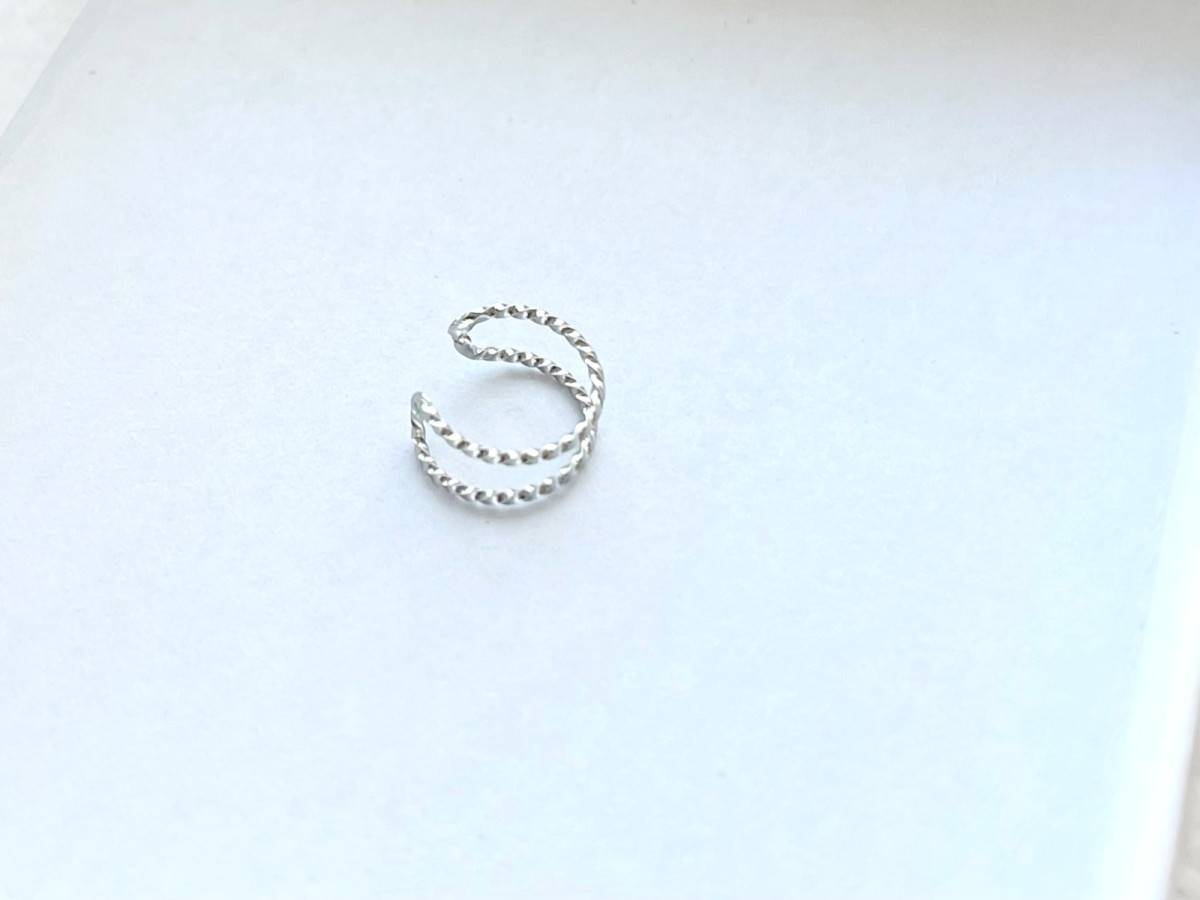 3COINS(スリーコインズ) ワイドメタルイヤカフ3個SET