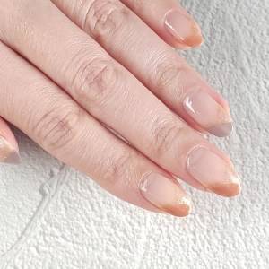  クロスフレンチネイル 