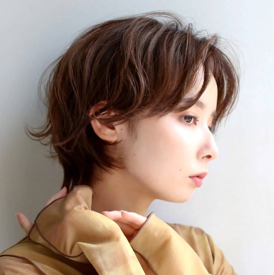 無造作なショート