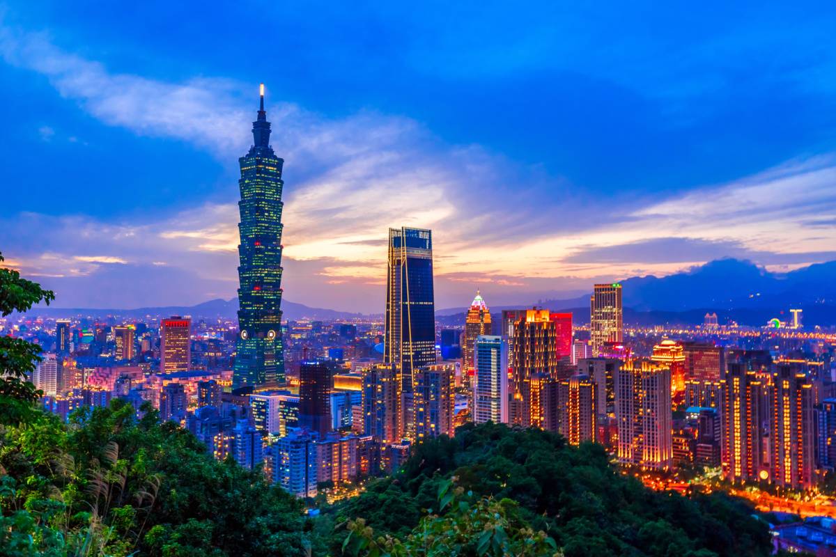 台湾 台北の夜景