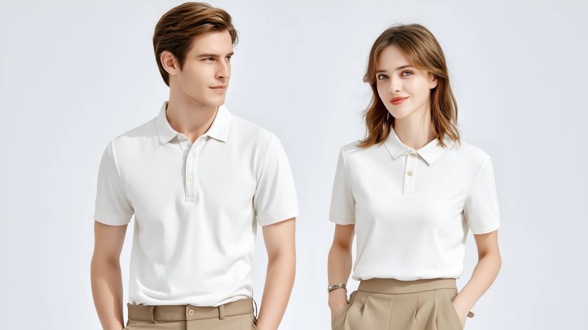 ポロシャツコーデ