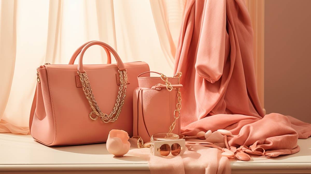 派手なバッグや装飾品