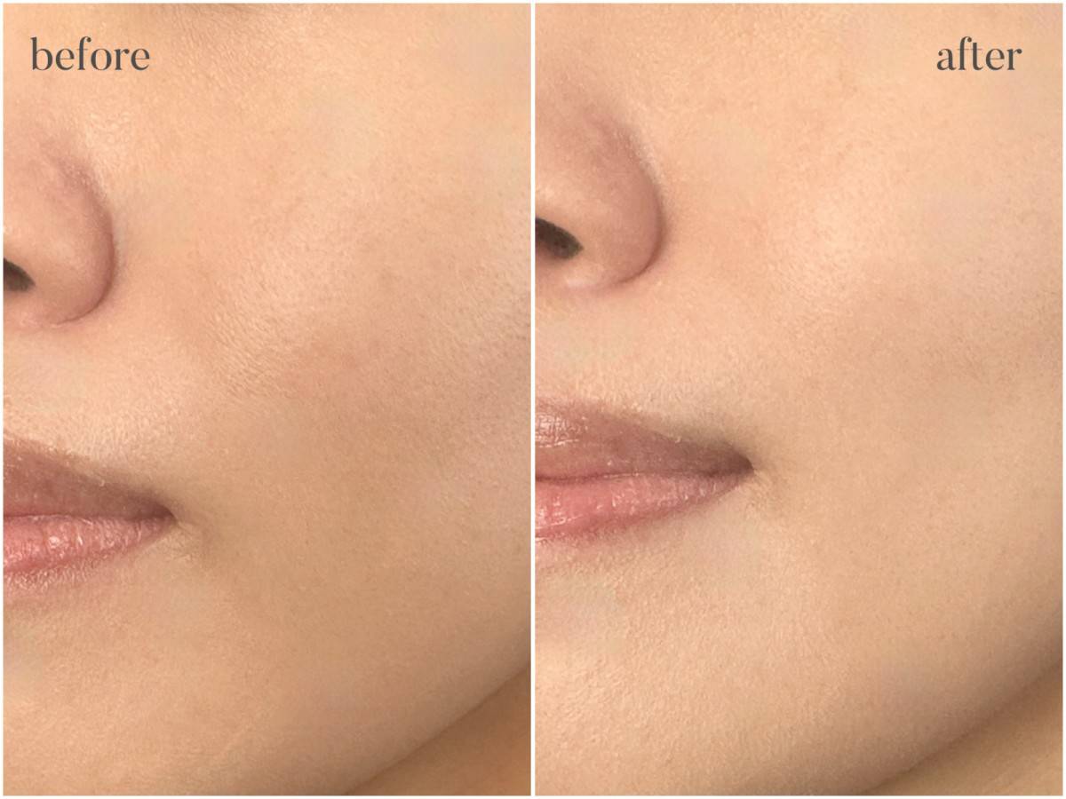 YVES SAINT LAURENT　オールアワーズハイパールースパウダーの仕上りイメージ