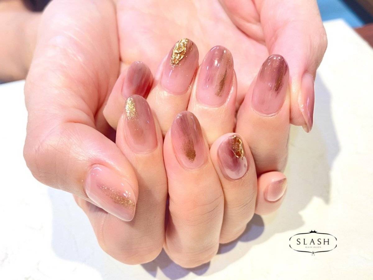 モーヴピンクネイル