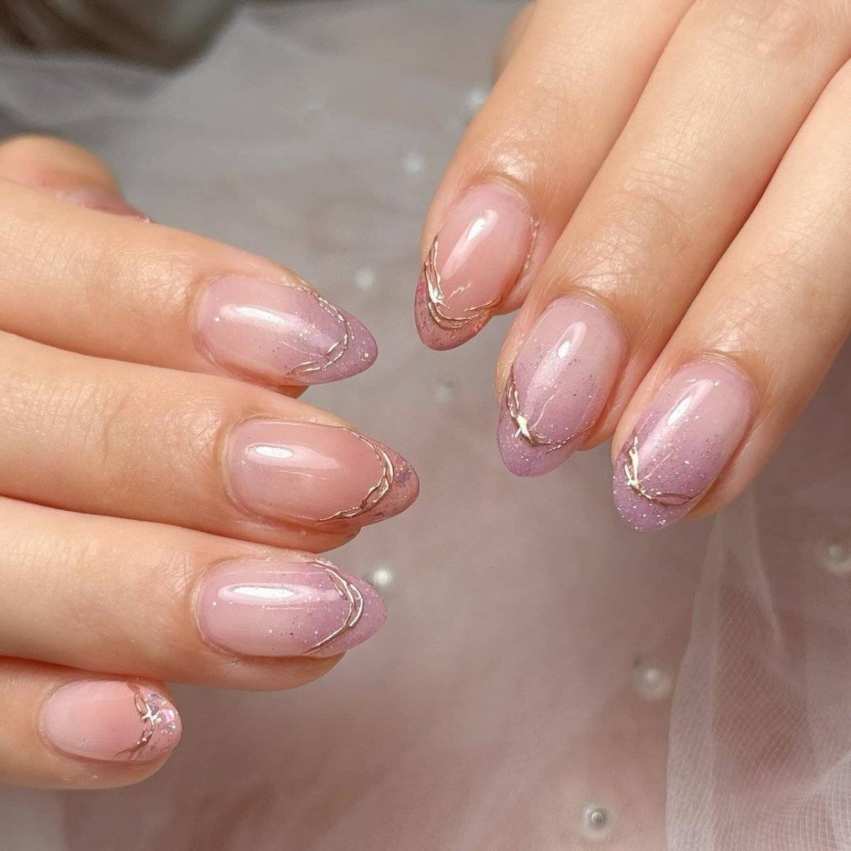 モーヴピンクネイル