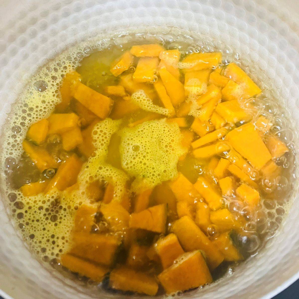 JAグループ公式の「岩手県「かぼちゃ粥」JAおおふなと女性部 下矢作支部」のレシピ