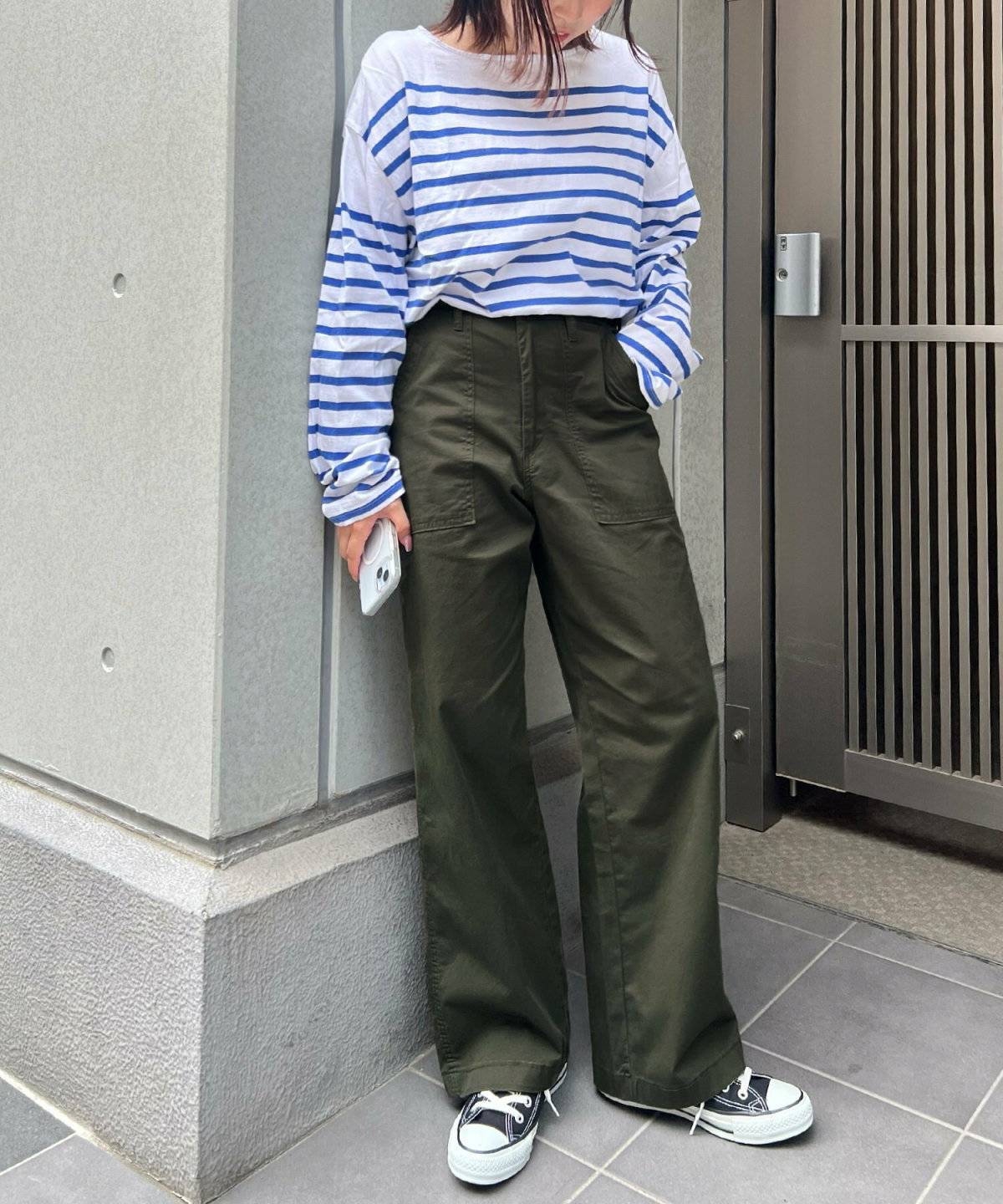 ボーダーT×ベイカーパンツで夏コーデの完成