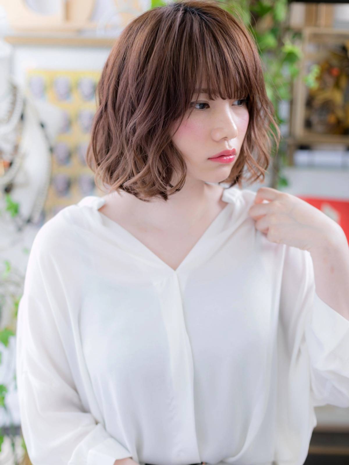 フェミニンカールボブ