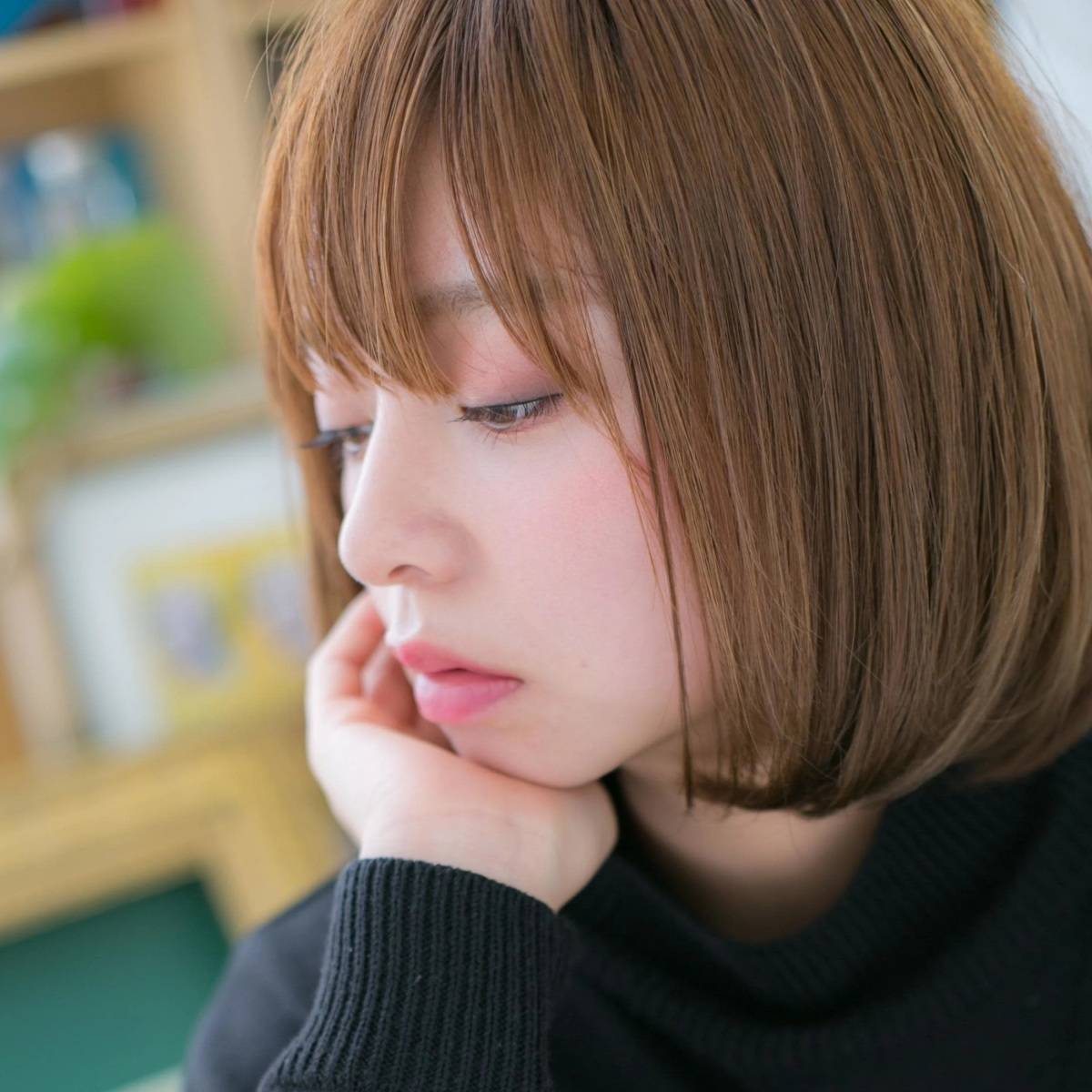 前下がりワンカールボブ