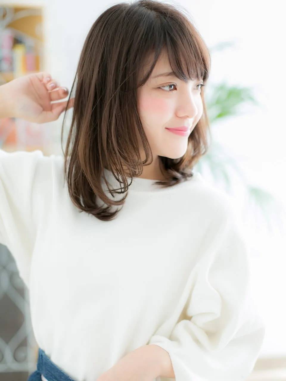 フェミニンロングボブ