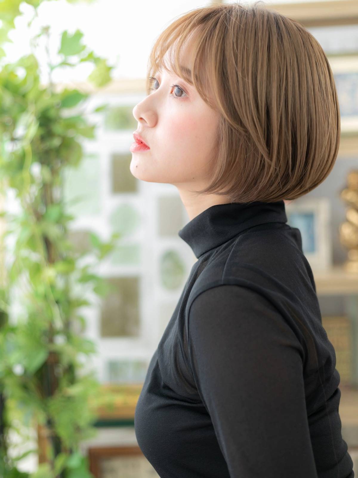 韓国風丸みボブ