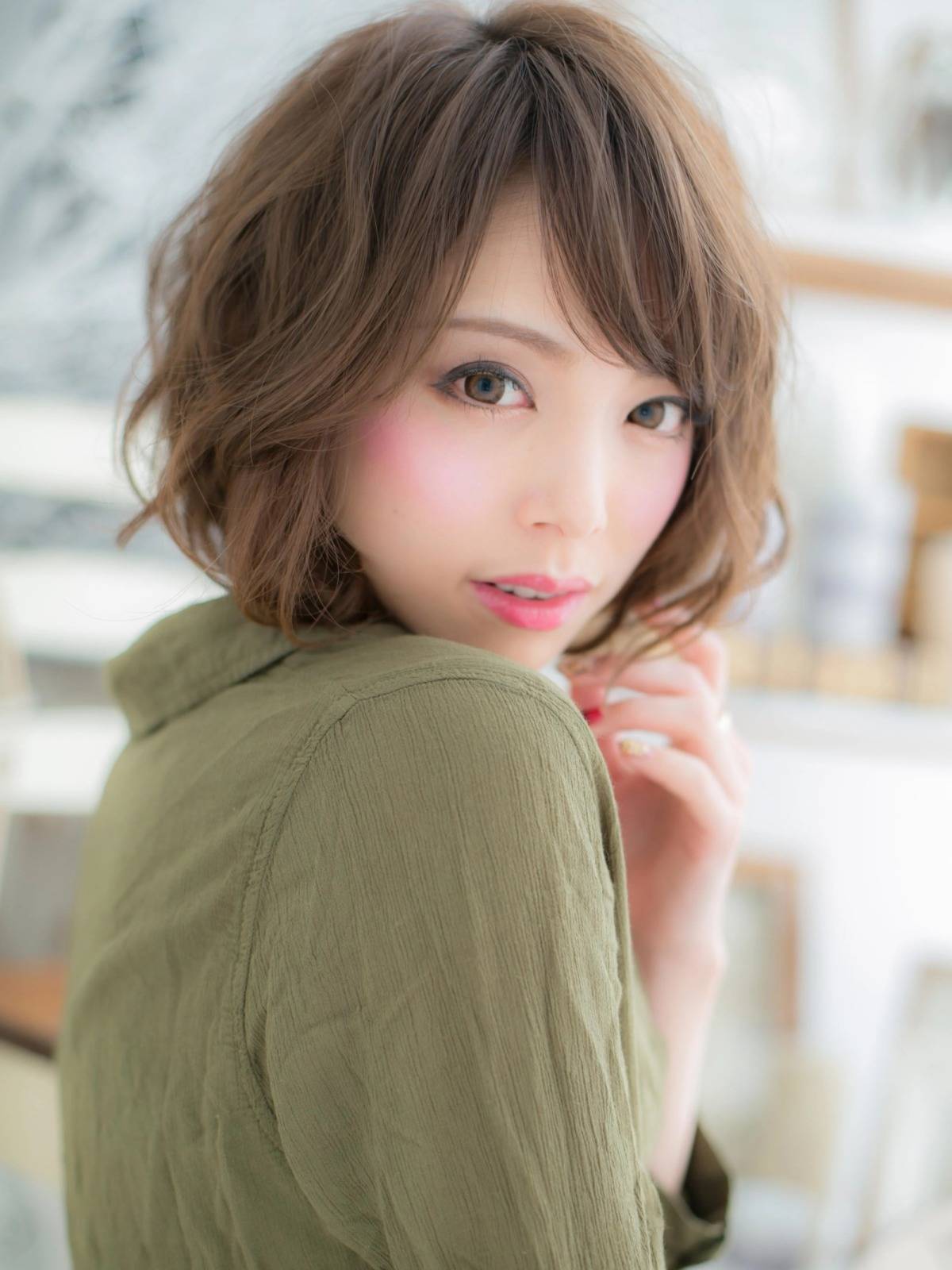 エアリーなニュアンスボブ