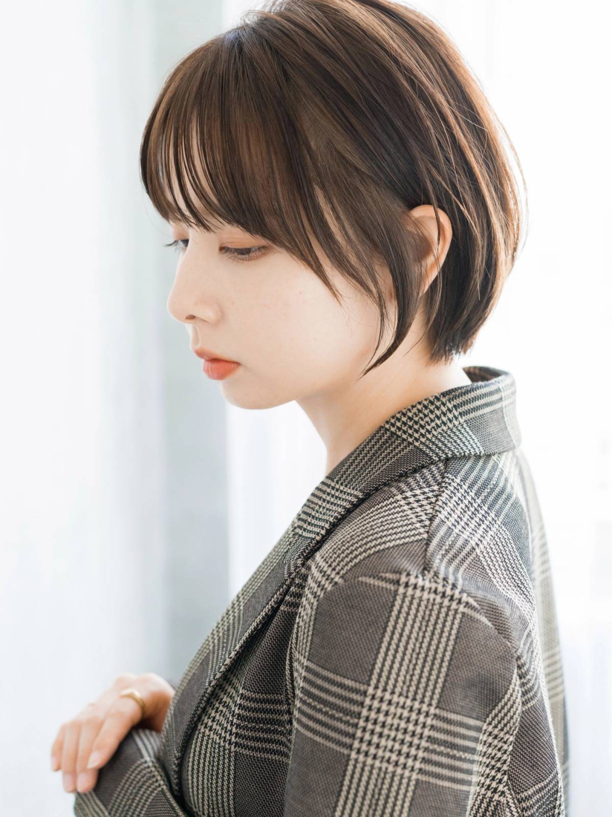 シンプル丸みボブ