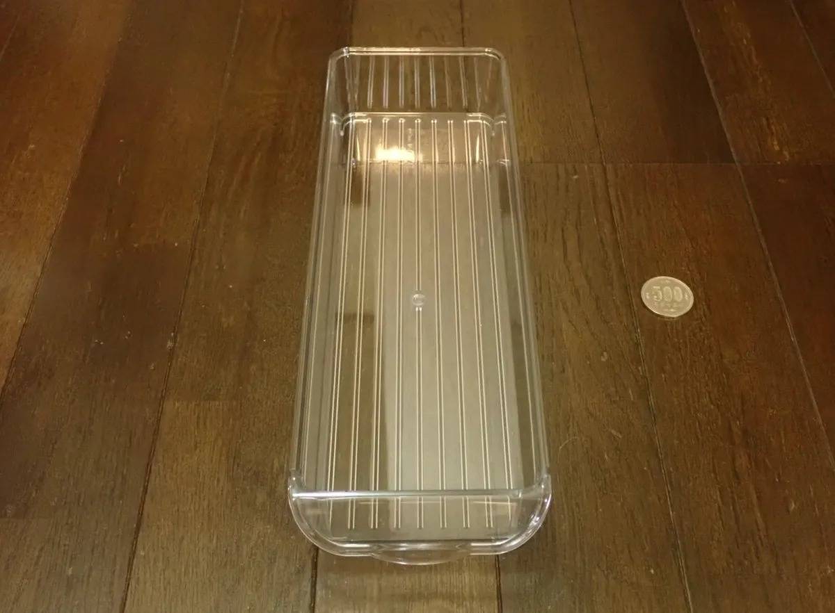 DAISO(ダイソー):クリア収納ボックス(30cm×9.7cm×5cm)