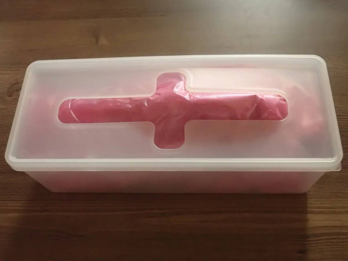 DAISO(ダイソー):プルアウトボックスロングクリアー