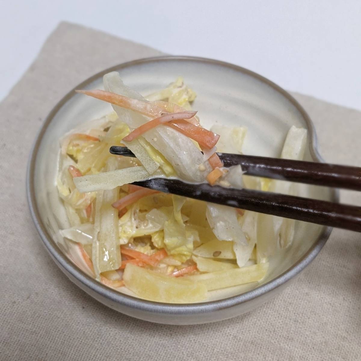 JAグループ公式の「白菜のコールスロー」のレシピ