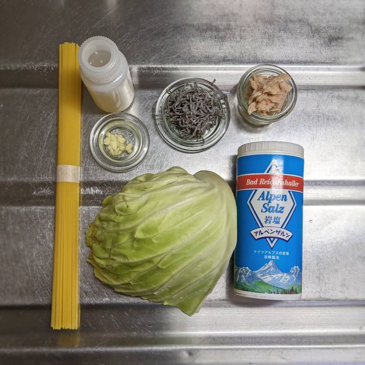 ふじっ子公式の「キャベツとツナのふじっ子パスタ【業務用】」のレシピ