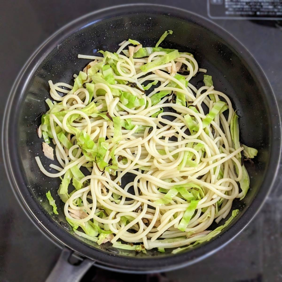 ふじっ子公式の「キャベツとツナのふじっ子パスタ【業務用】」のレシピ