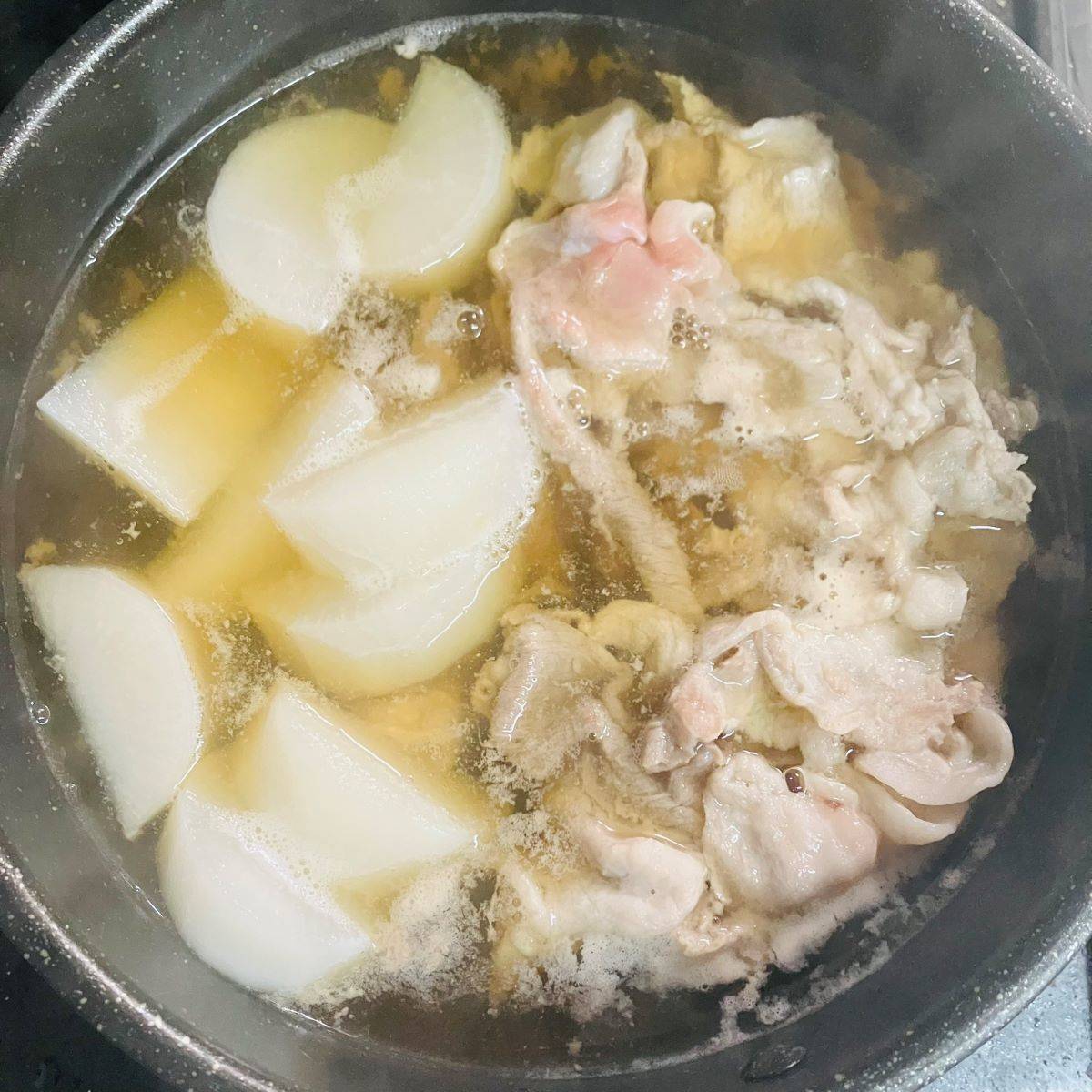 JAグループ公式の「冷凍大根で簡単★我が家の定番★大根と豚肉の煮物」のレシピ