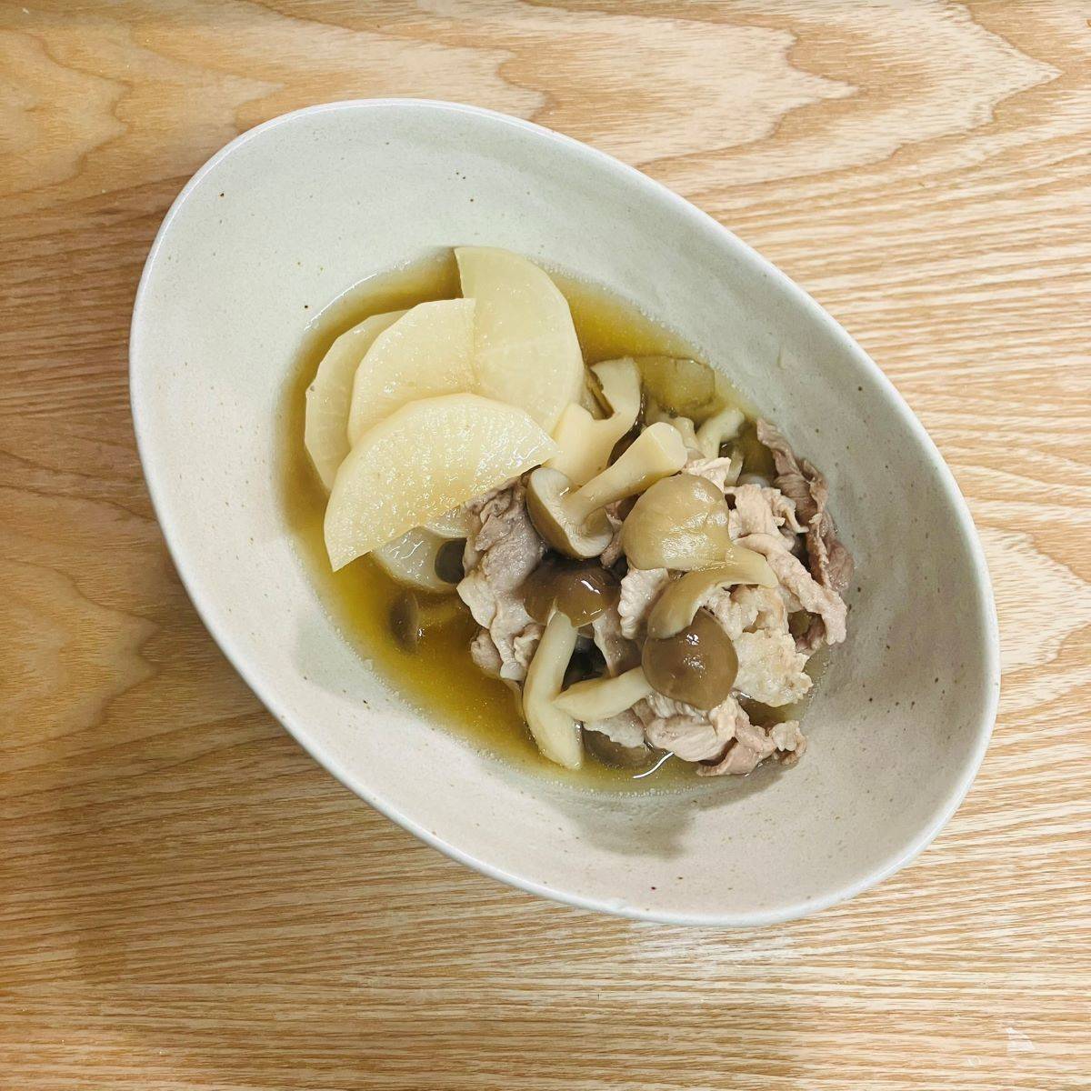 JAグループ公式の「冷凍大根で簡単★我が家の定番★大根と豚肉の煮物」のレシピ