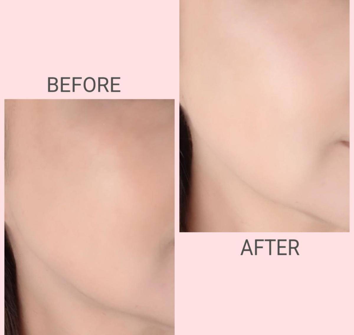 エトヴォスナイトミネラルファンデーションビフォーアフター画像