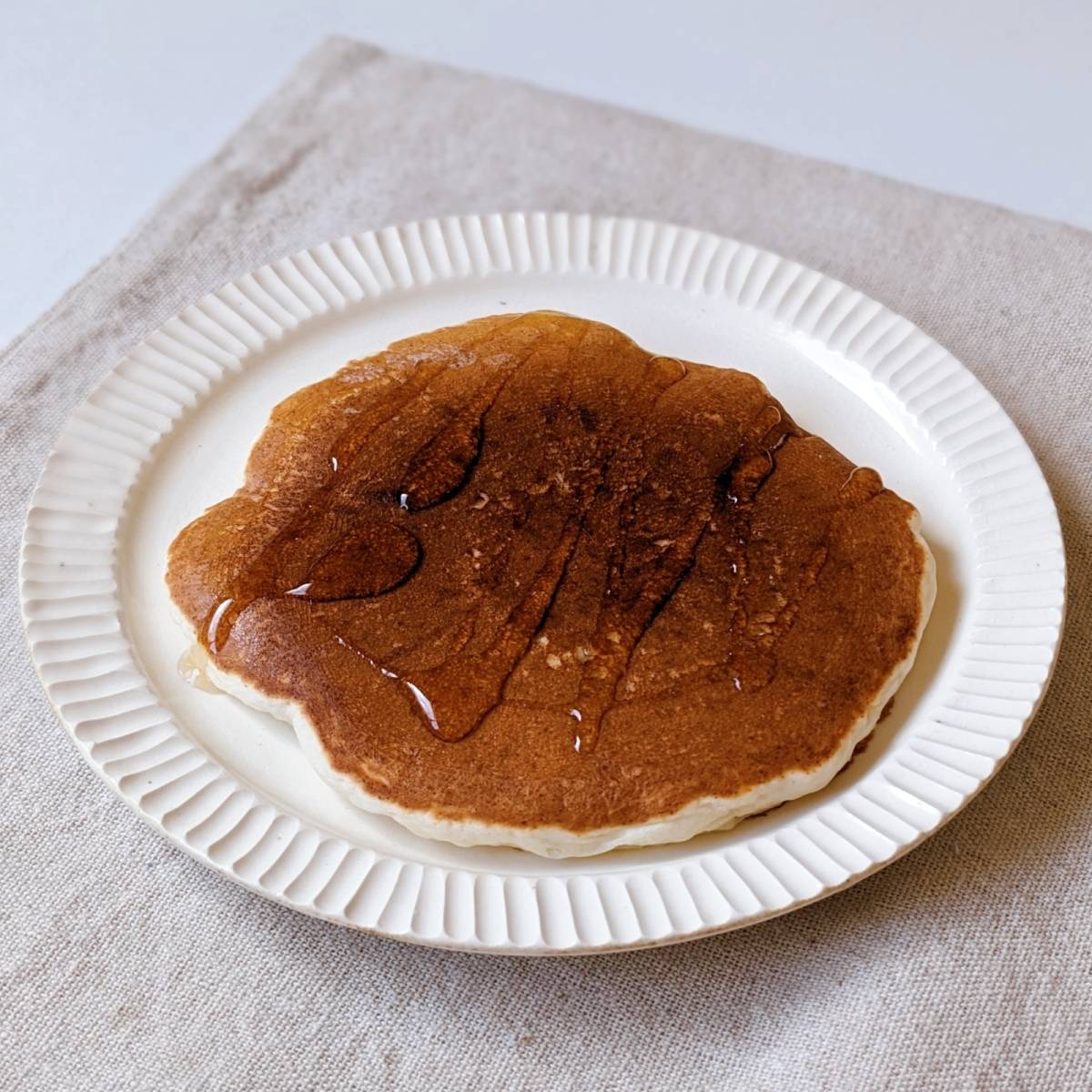 森永公式の「アーモンドミルクで!アーモンドホットケーキ」のレシピ