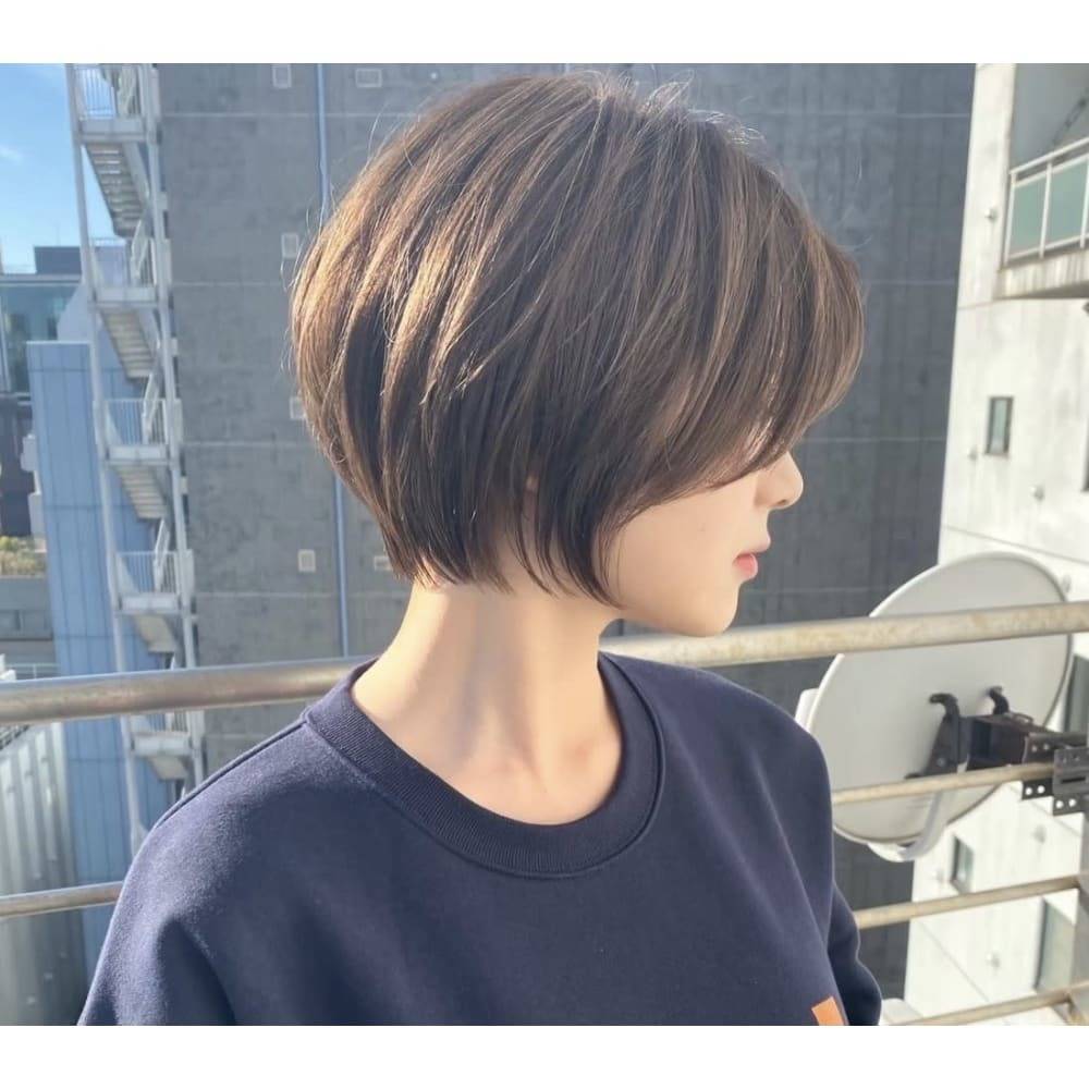 シンプルなきれいめショート