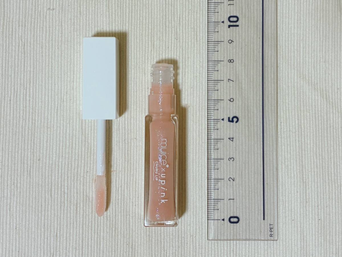 matsukiyo マツキヨ muice ミュアイス upink ユーピンク ちゅるリップランパー 柏木由紀監修カラー MC00 ピンクバレリーナ 本体 定規 サイズ