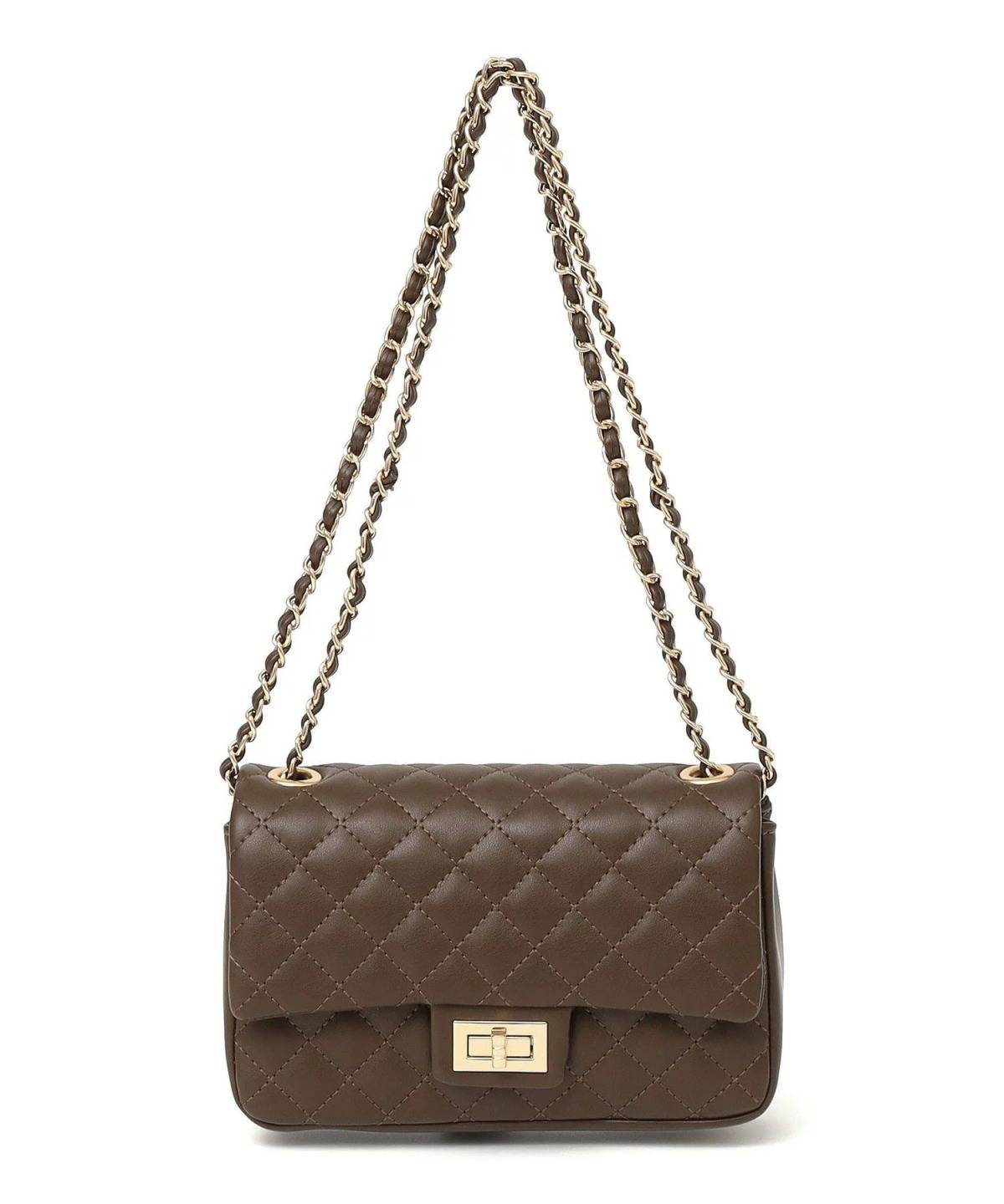 SHIPS キルティング チェーン バッグ