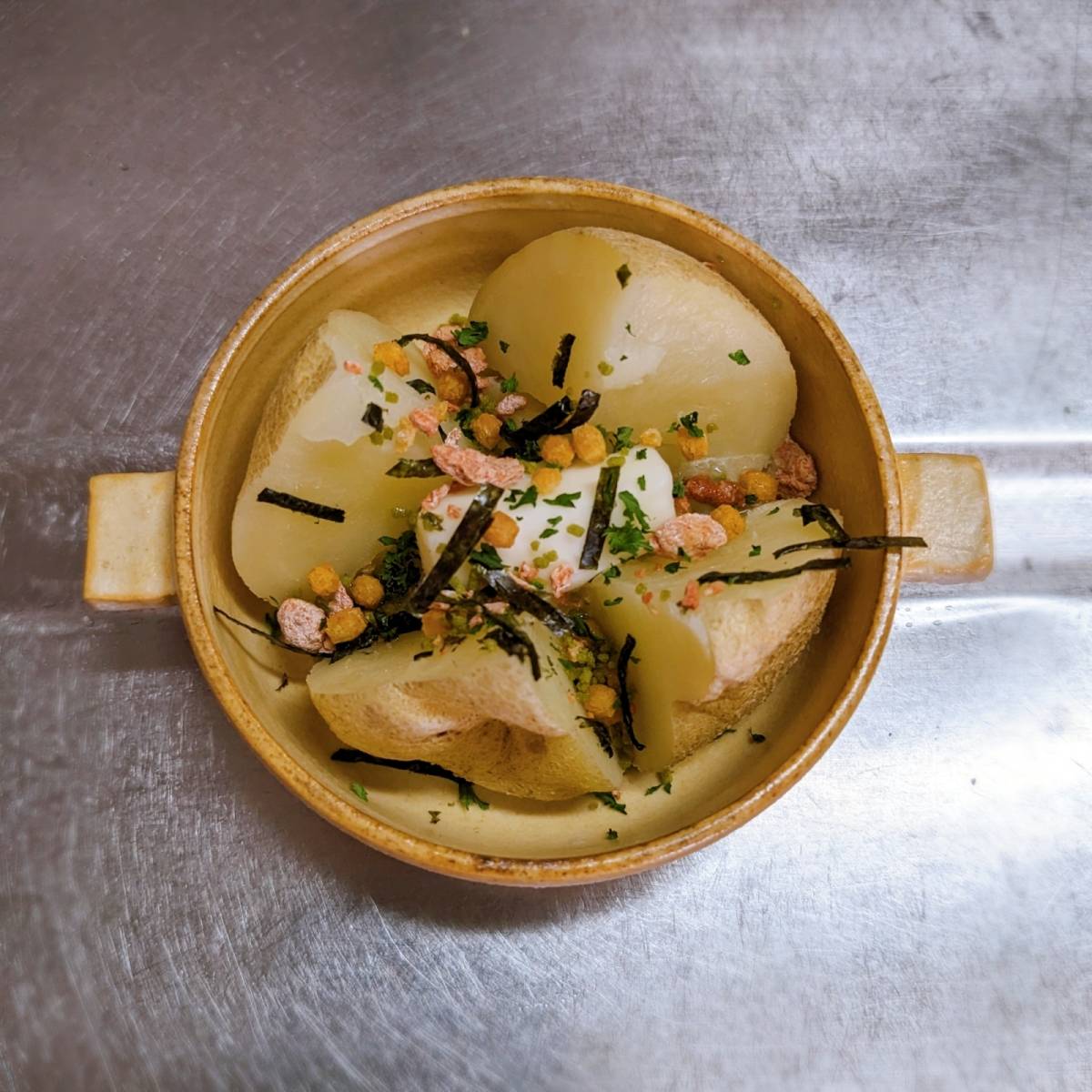 永谷園公式の「さけ茶づけじゃがバター」のレシピ