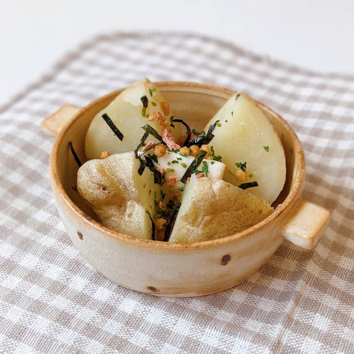 永谷園公式の「さけ茶づけじゃがバター」のレシピ