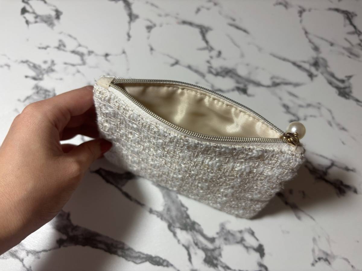 3COINS  ツイードミニポーチ デザイン