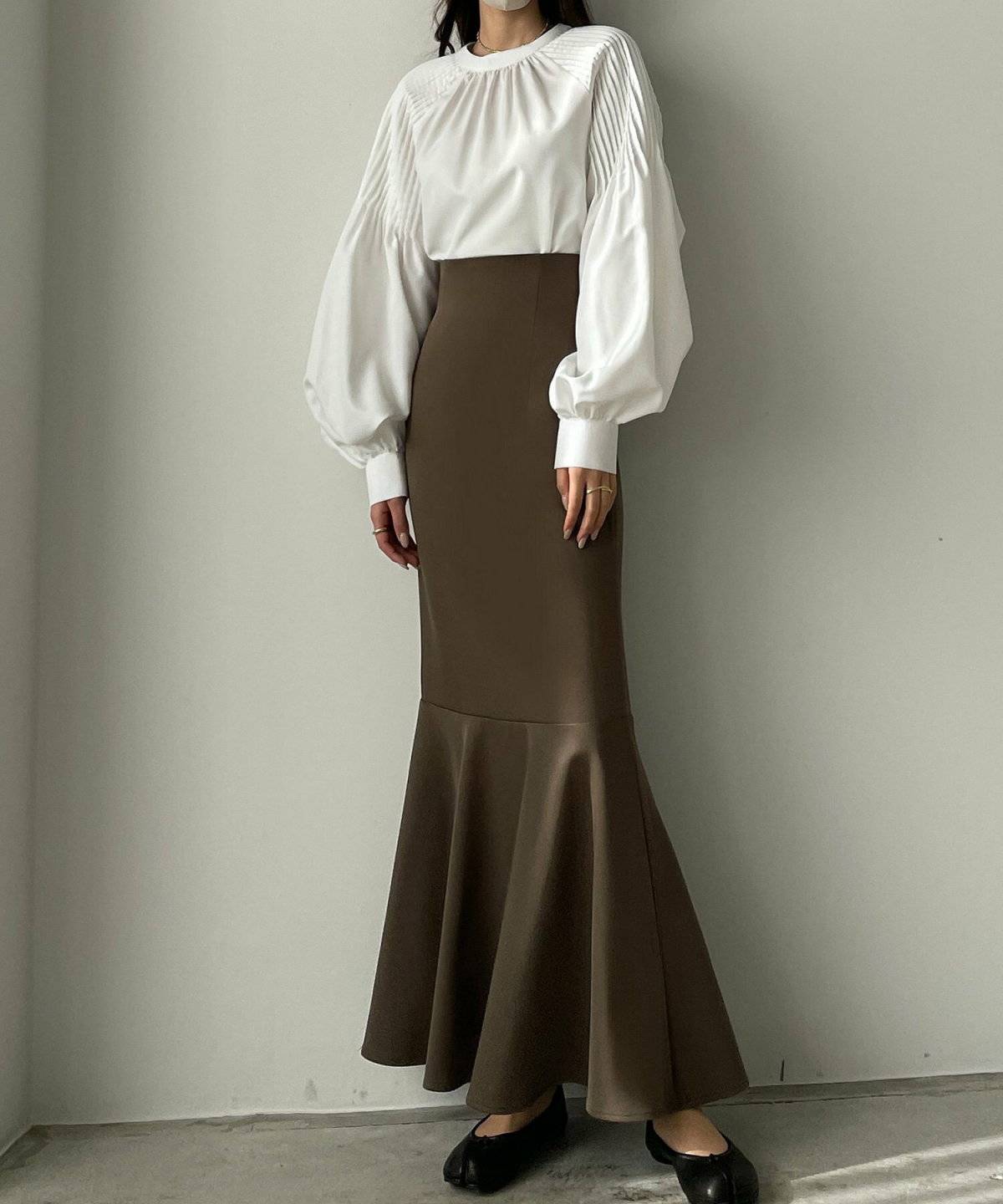 マーメイドスカートコーデ