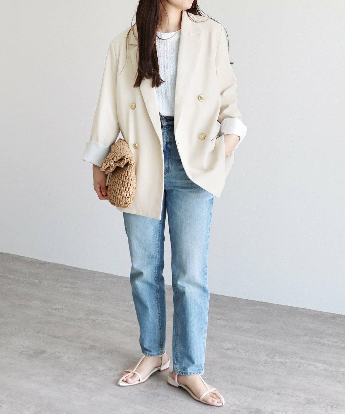 ツイルジャケットコーデ