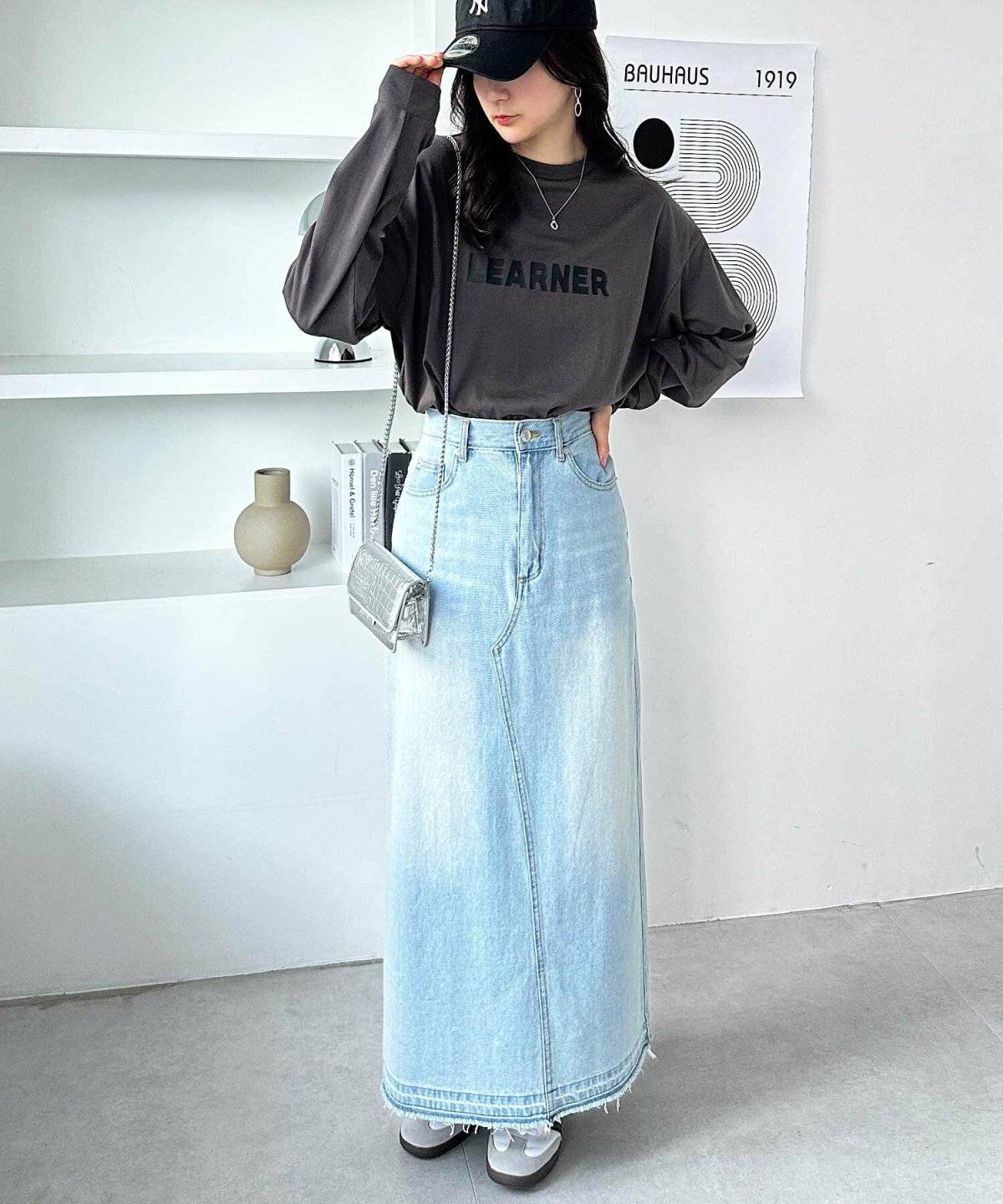 プリントTシャツコーデ