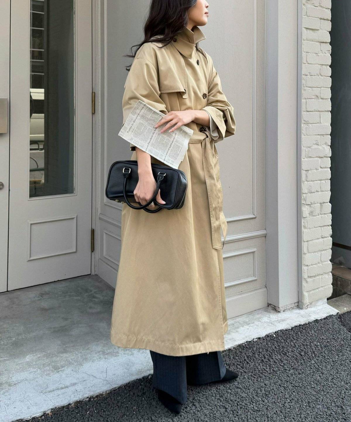 ビックシルエットなアイテムを使ったコーデ