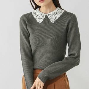  GLOBAL WORK メルティレース襟2WAYプルオーバー 