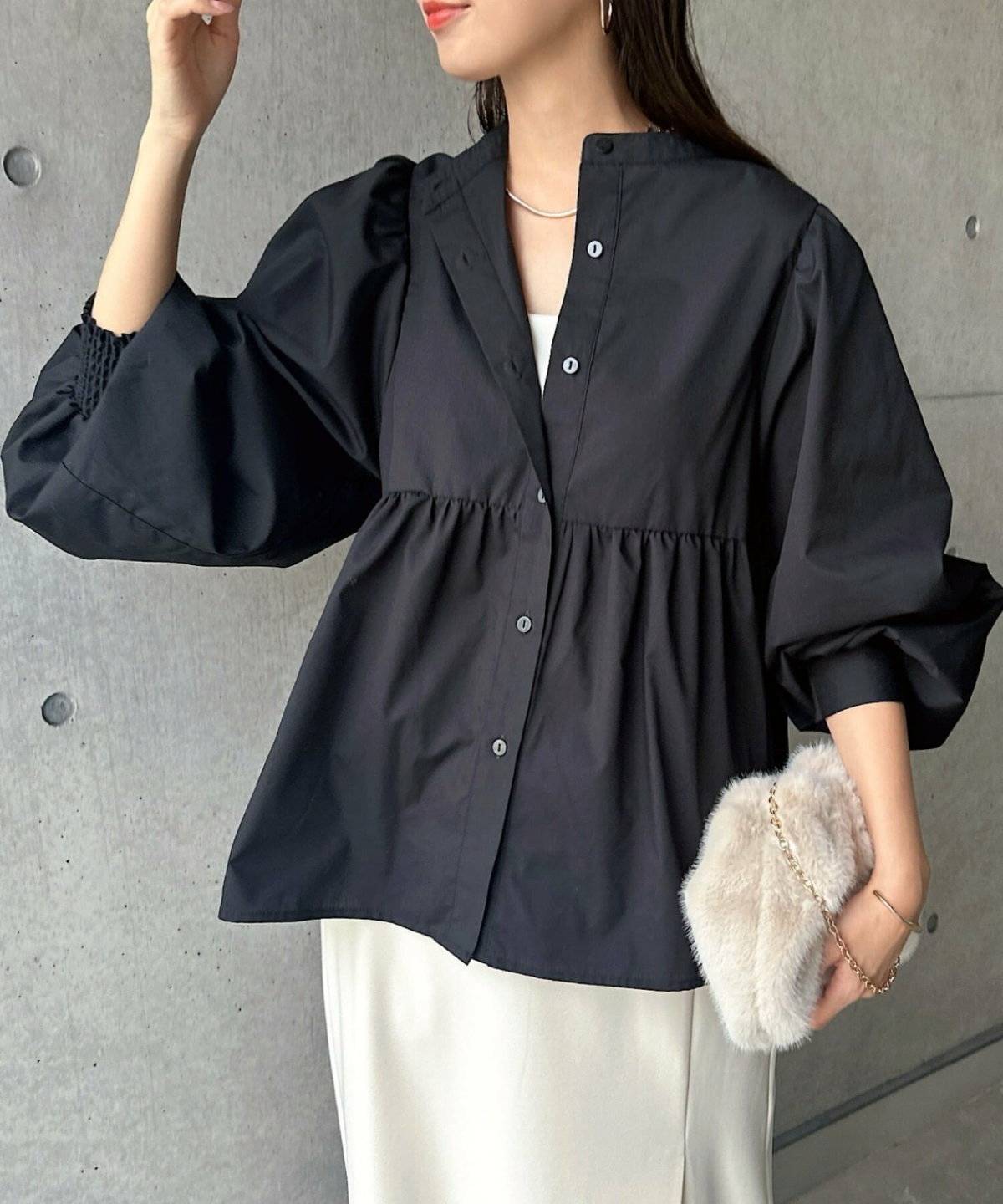 2WAYペプラムトップス