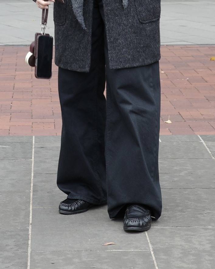 H&Mのギャザーローファー