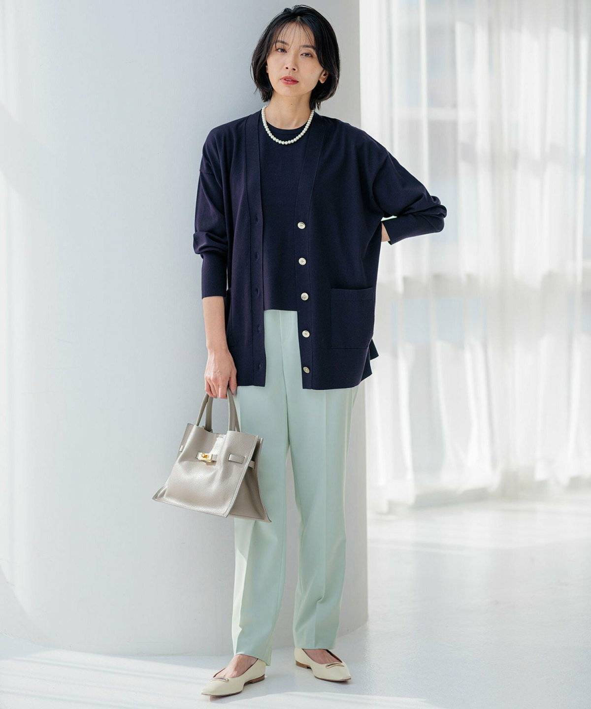 ミントグリーンコーデ