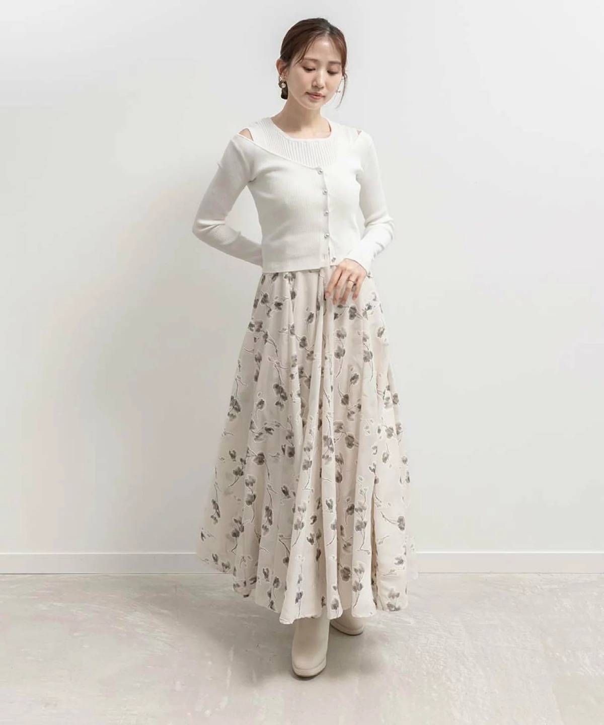 RANDA ニットドッキングアンサンブルワンピース