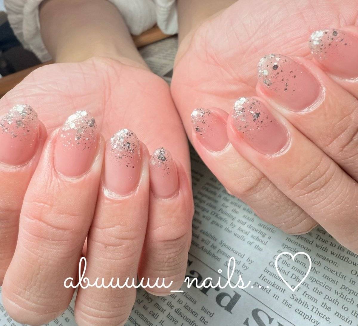 ミルキーピンクネイル