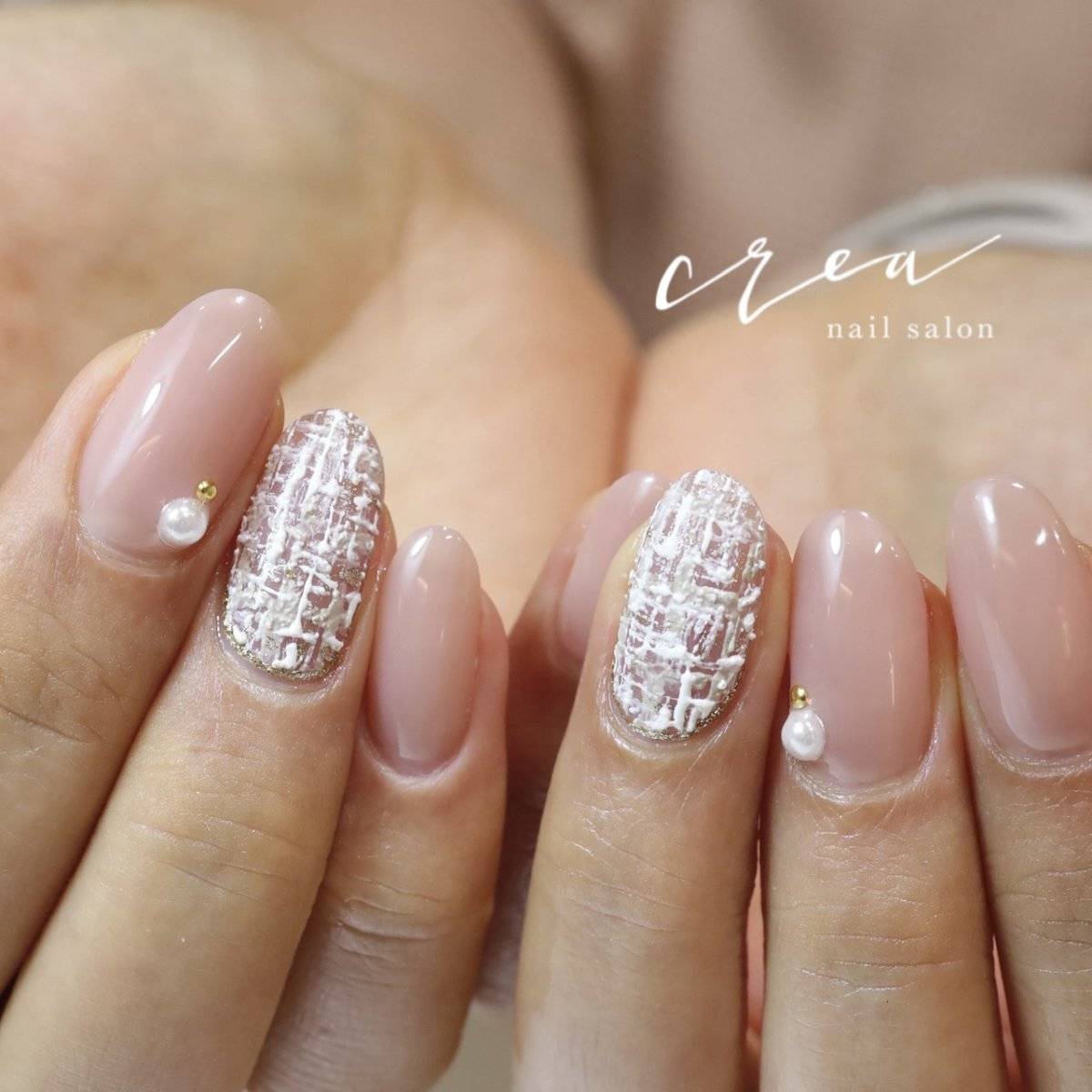 ミルキーピンクネイル