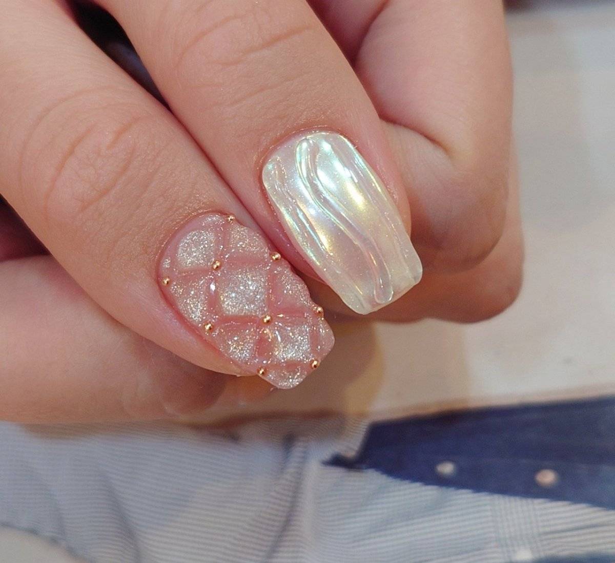 ミルキーピンクネイル