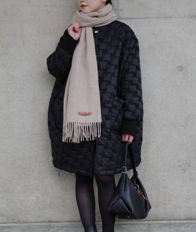 「lawgy」キルティングジャケットコーデ