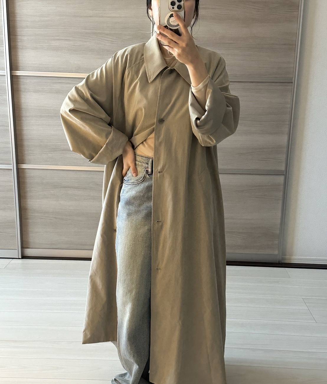 トレンチコートコーデ