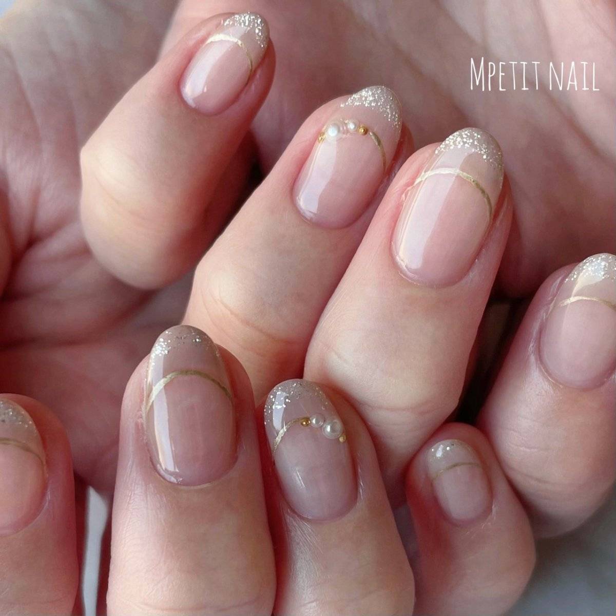 ヌーディーベージュネイル