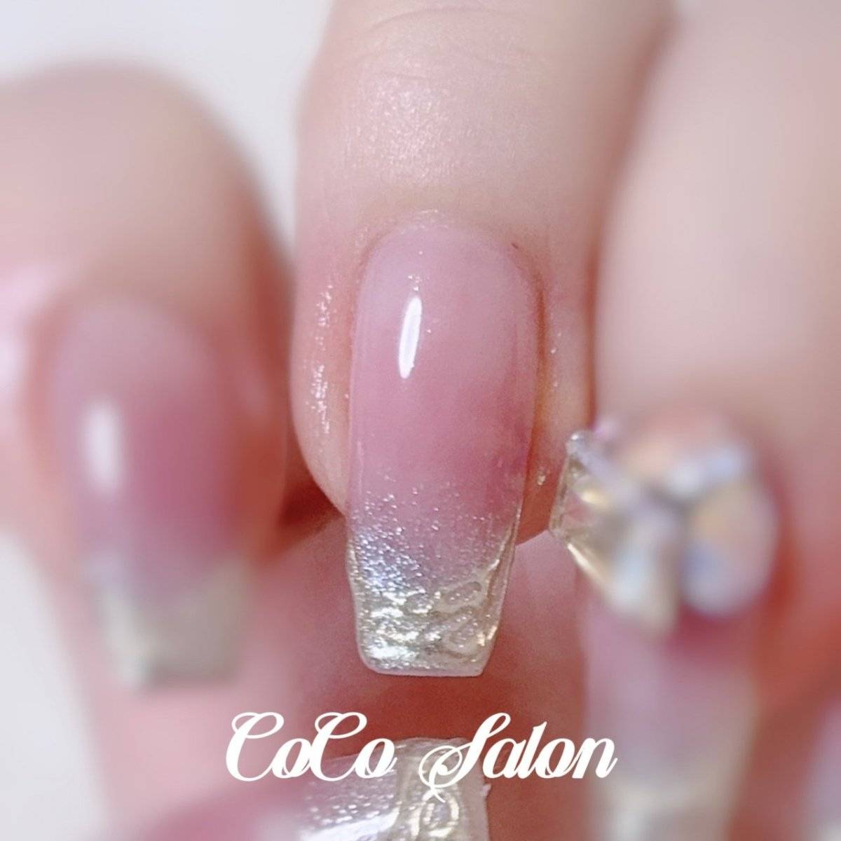 ヌーディーピンクネイル