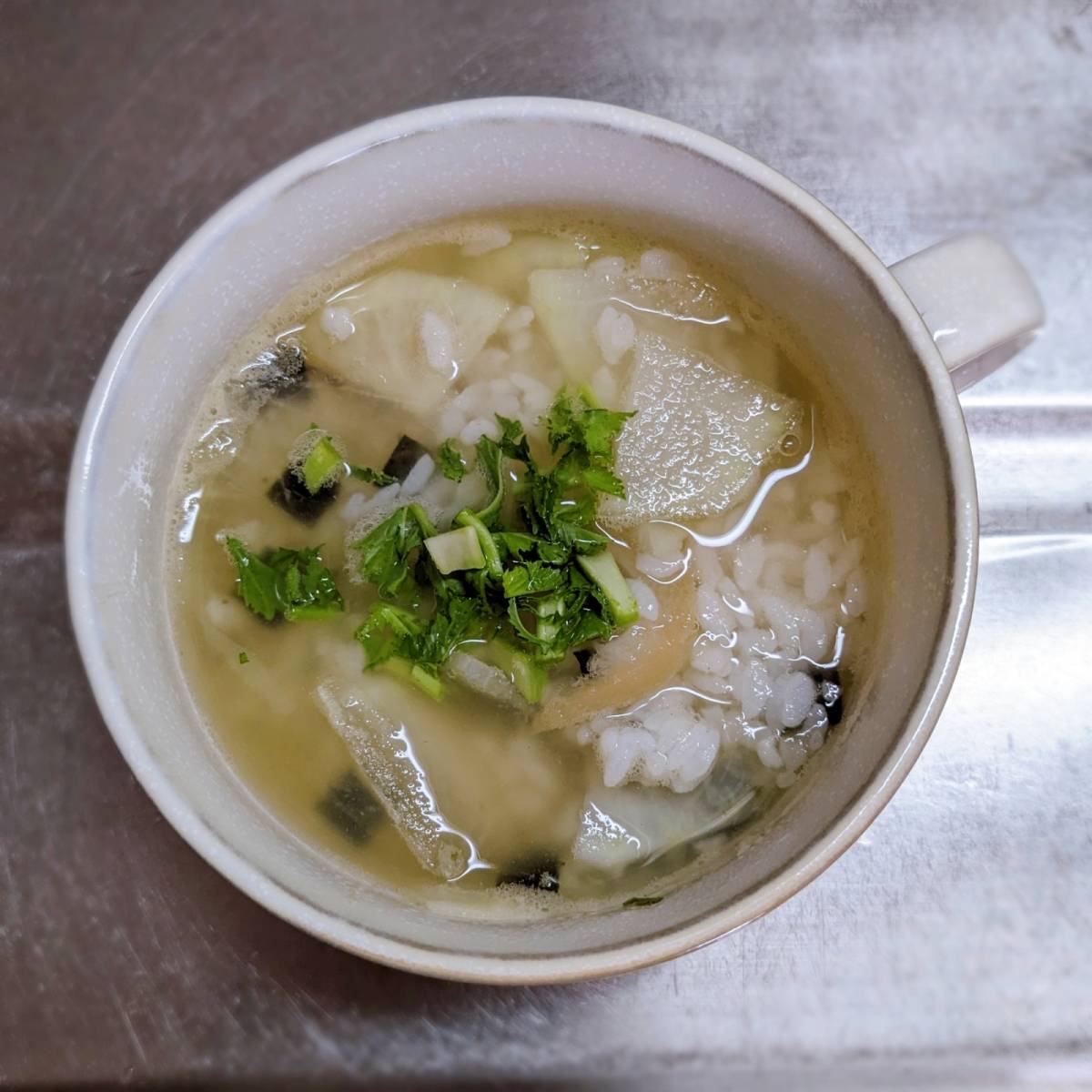 永谷園公式の「松茸風味のみぞれ雑炊」のレシピ